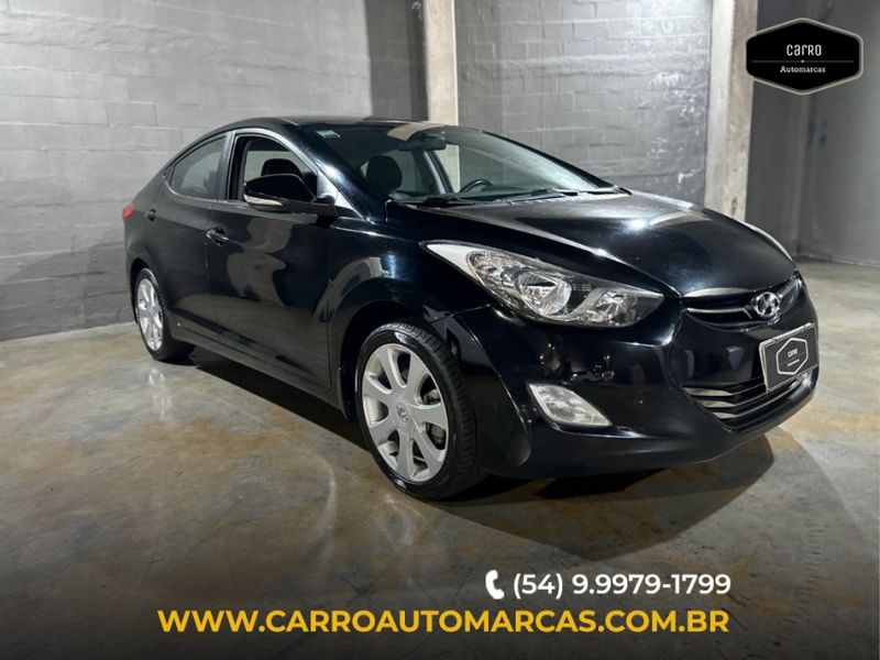 Hyundai ELANTRA 1.8 GLS 16V GASOLINA 4P AUTOMÁTICO 2012/2013 CARRO AUTOMARCAS CAXIAS DO SUL / Carros no Vale