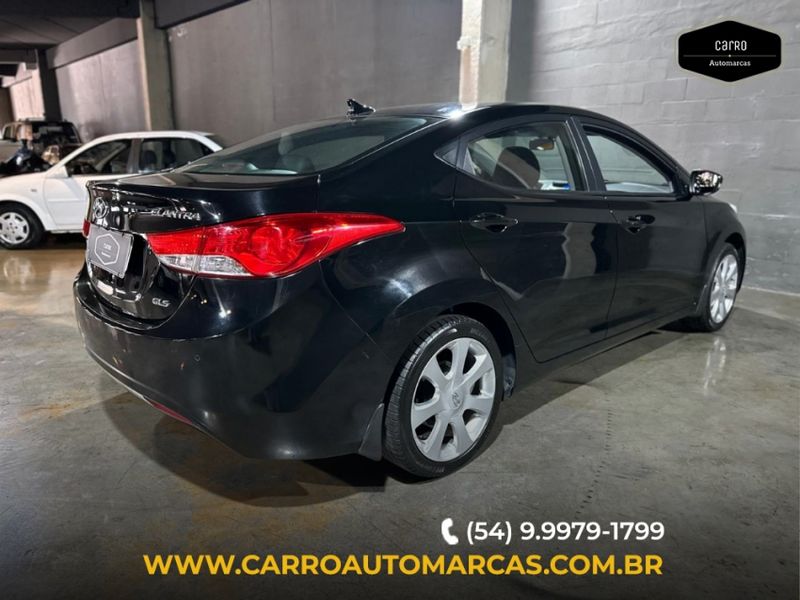 Hyundai ELANTRA 1.8 GLS 16V GASOLINA 4P AUTOMÁTICO 2012/2013 CARRO AUTOMARCAS CAXIAS DO SUL / Carros no Vale