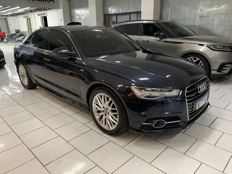 AUDI A6 3.0 TFSI AMBITION QUATTRO V6 24V GASOLINA 4P S-TRONIC 2015/2016 FÁBIO BERNARDES PORTO ALEGRE / Carros no Vale