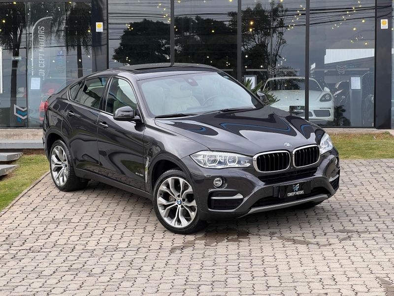 BMW X6 XDRIVE 35i 3.0 306cv Bi-Turbo 2018/2019 CONCEPT MOTORS PASSO FUNDO / Carros no Vale