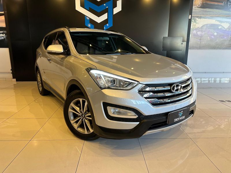 Hyundai Santa Fe/GLS 3.3 V6 4X4 Tiptronic 2015/2016 CONCEPT MOTORS PASSO FUNDO / Carros no Vale