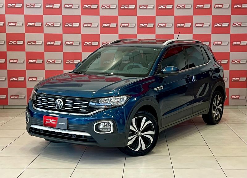 VOLKSWAGEN T-Cross Hig 250 TSI 1.4 16V 2021/2021 PC VEÍCULOS SANTA CRUZ DO SUL / Carros no Vale