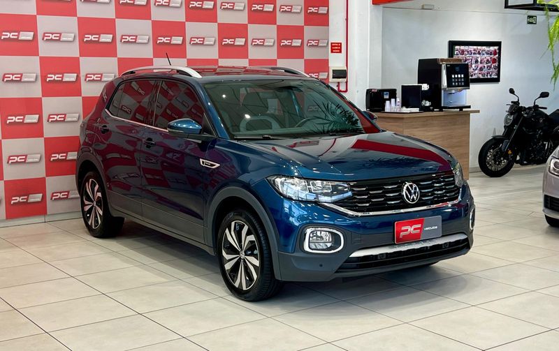 VOLKSWAGEN T-Cross Hig 250 TSI 1.4 16V 2021/2021 PC VEÍCULOS SANTA CRUZ DO SUL / Carros no Vale