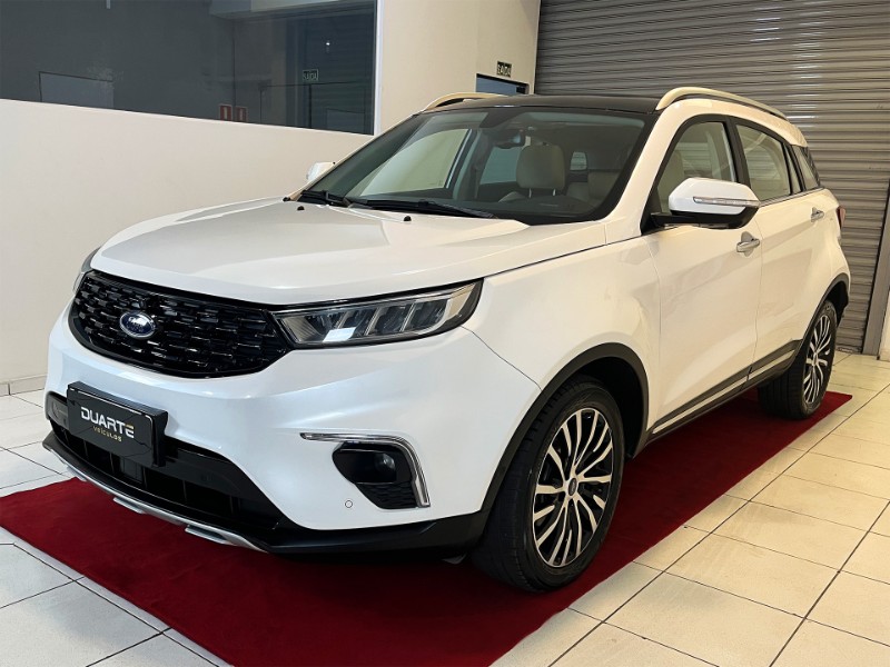 FORD TERRITORY 1.5 ECOBOOST GTDI GASOLINA TITANIUM AUTOMÁTICO 2020/2021 DUARTE VEÍCULOS PORTO ALEGRE / Carros no Vale