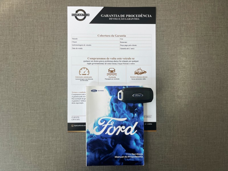 FORD TERRITORY 1.5 ECOBOOST GTDI GASOLINA TITANIUM AUTOMÁTICO 2020/2021 DUARTE VEÍCULOS PORTO ALEGRE / Carros no Vale