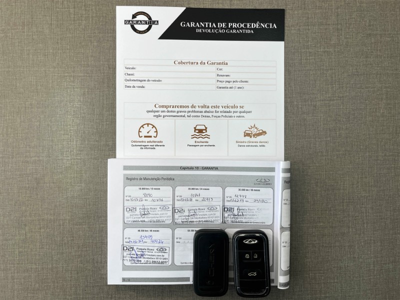 CHERY TIGGO 8 TXS 1.6 16V TGDI AUT 2022 2021/2022 DUARTE VEÍCULOS PORTO ALEGRE / Carros no Vale