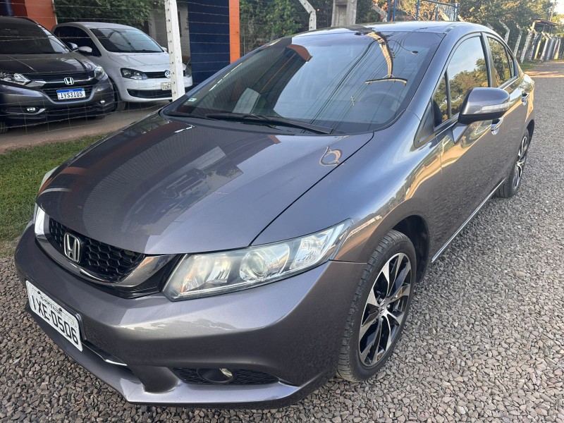 HONDA CIVIC 2.0 LXR 16V FLEX 4P AUTOMÁTICO 2016/2016 MENEGHINI VEÍCULOS ARROIO DO MEIO / Carros no Vale