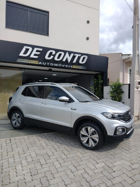 VOLKSWAGEN T-CROSS 1.4 HIGHLINE 250 TSI 16V 2020 /2020 DE CONTO AUTOMÓVEIS SARANDI / Carros no Vale