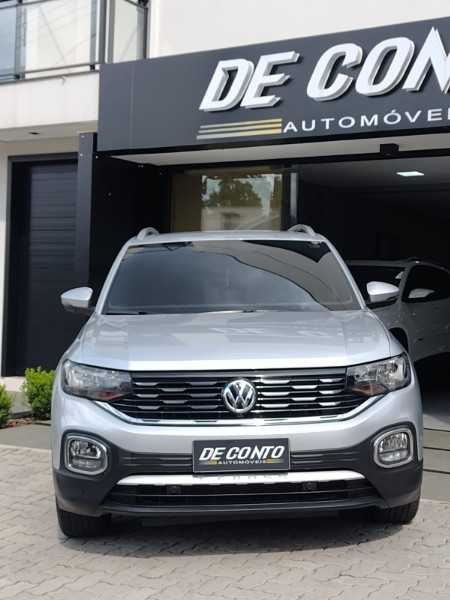 VOLKSWAGEN T-CROSS 1.4 HIGHLINE 250 TSI 16V 2020 /2020 DE CONTO AUTOMÓVEIS SARANDI / Carros no Vale