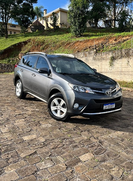 TOYOTA RAV4 2.0 4X4 16V GASOLINA 4P AUTOMÁTICO 2014/2014 BOSCO AUTOMÓVEIS GUAPORÉ / Carros no Vale