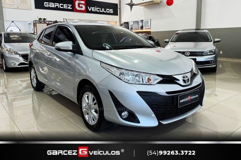 TOYOTA YARIS 1.3 XL LIVE 16V 2019/2019 GARCEZ VEÍCULOS BENTO GONÇALVES / Carros no Vale