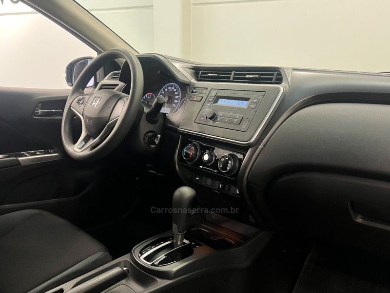 HONDA CITY 1.5 LX 16V 2018/2019 ÓTIMA CAR FLORES DA CUNHA / Carros no Vale