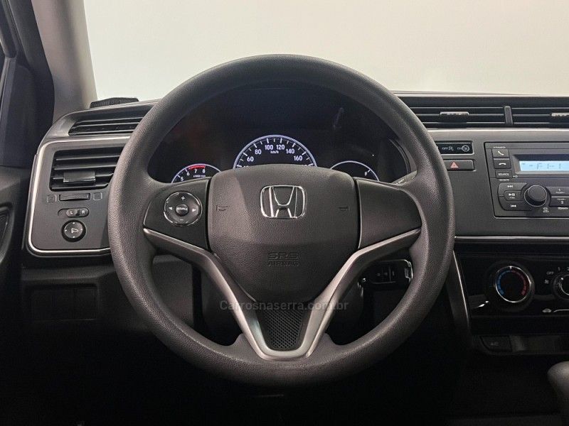 HONDA CITY 1.5 LX 16V 2018/2019 ÓTIMA CAR FLORES DA CUNHA / Carros no Vale