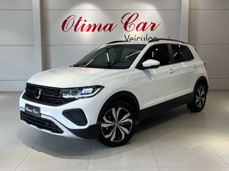 VOLKSWAGEN T-CROSS 1.0 TSI 12V 2024/2025 ÓTIMA CAR FLORES DA CUNHA / Carros no Vale