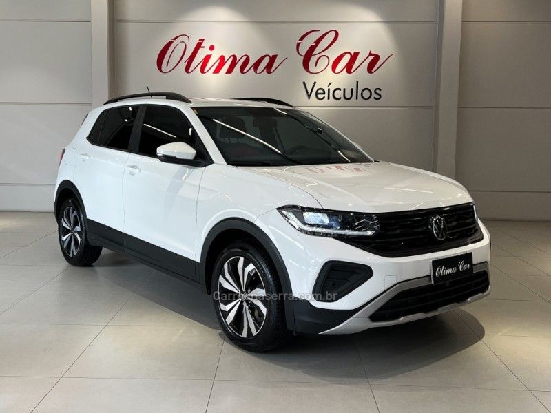 VOLKSWAGEN T-CROSS 1.0 TSI 12V 2024/2025 ÓTIMA CAR FLORES DA CUNHA / Carros no Vale