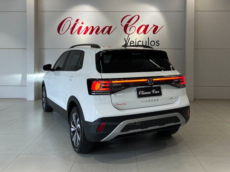 VOLKSWAGEN T-CROSS 1.0 TSI 12V 2024/2025 ÓTIMA CAR FLORES DA CUNHA / Carros no Vale
