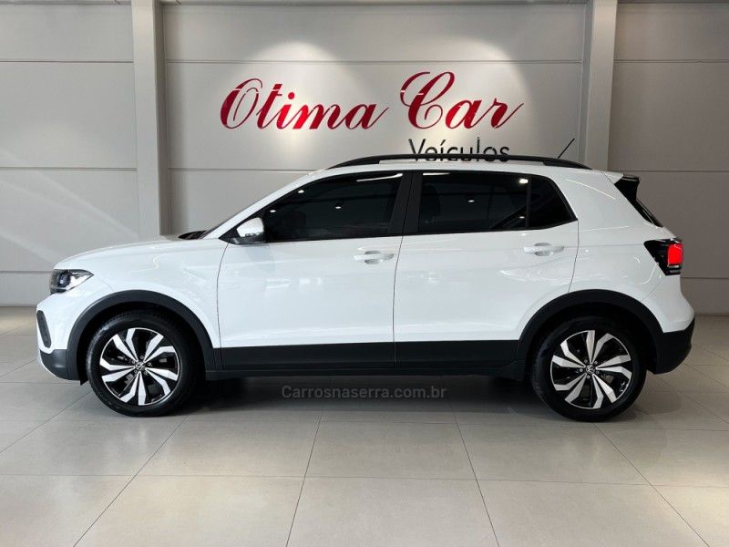 VOLKSWAGEN T-CROSS 1.0 TSI 12V 2024/2025 ÓTIMA CAR FLORES DA CUNHA / Carros no Vale