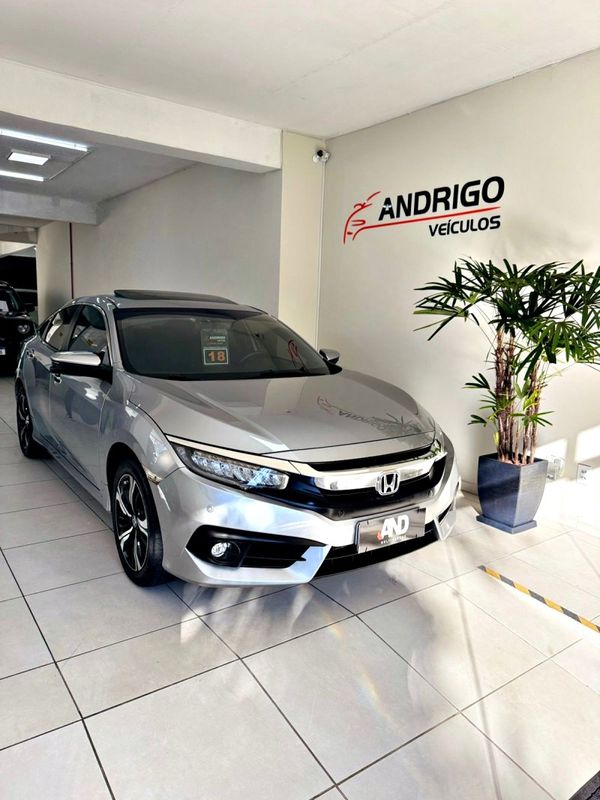 HONDA CIVIC 1.5 16V TOURING TURBO 2018/2018 ANDRIGO VEÍCULOS CAXIAS DO SUL / Carros no Vale