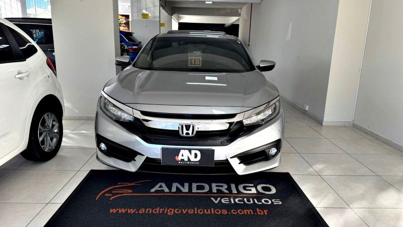 HONDA CIVIC 1.5 16V TOURING TURBO 2018/2018 ANDRIGO VEÍCULOS CAXIAS DO SUL / Carros no Vale