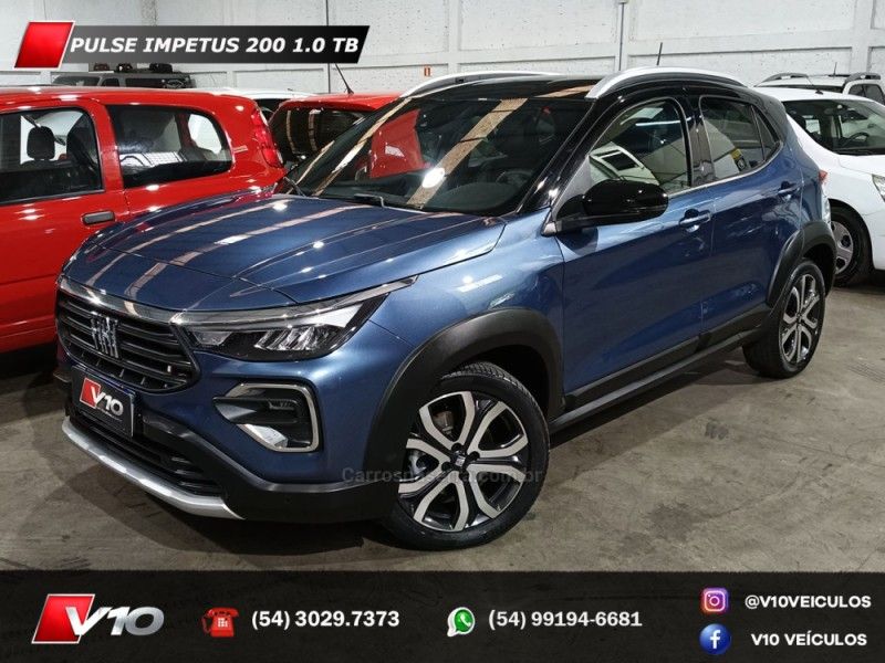 FIAT PULSE 1.0 IMPETUS TURBO 200 12V 2021/2022 V10 VEÍCULOS CAXIAS DO SUL / Carros no Vale
