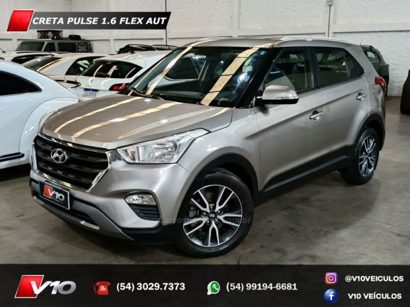 HYUNDAI CRETA 1.6 16V PULSE PLUS 2017/2018 V10 VEÍCULOS CAXIAS DO SUL / Carros no Vale