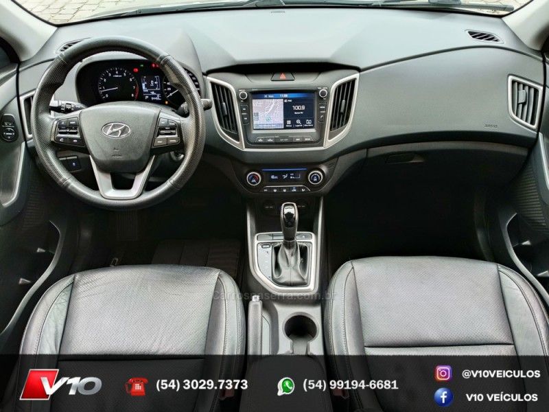 HYUNDAI CRETA 1.6 16V PULSE PLUS 2017/2018 V10 VEÍCULOS CAXIAS DO SUL / Carros no Vale