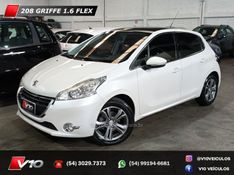 PEUGEOT 208 1.6 GRIFFE 16V 2014/2014 V10 VEÍCULOS CAXIAS DO SUL / Carros no Vale