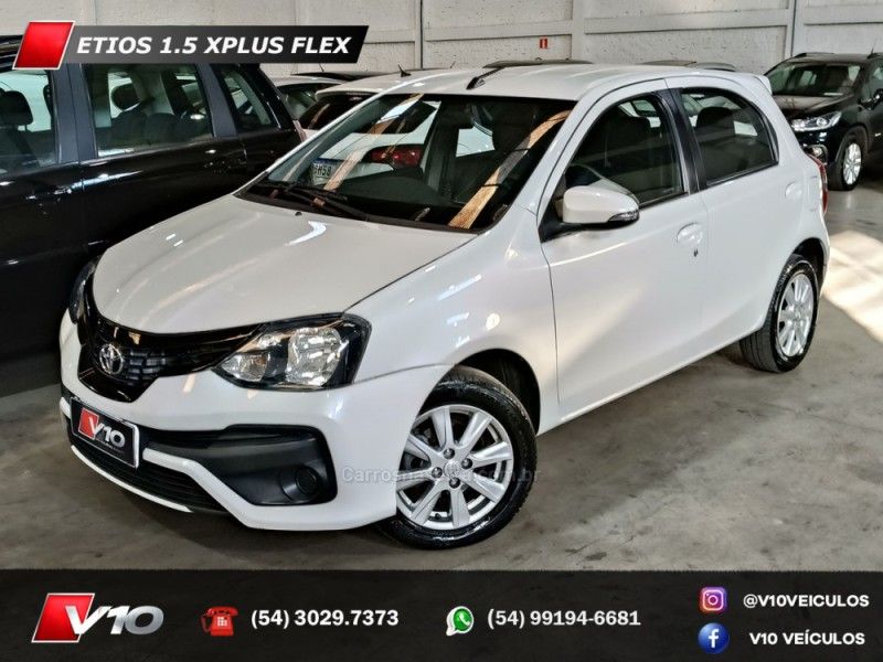 TOYOTA ETIOS 1.5 X PLUS 16V 2018/2019 V10 VEÍCULOS CAXIAS DO SUL / Carros no Vale
