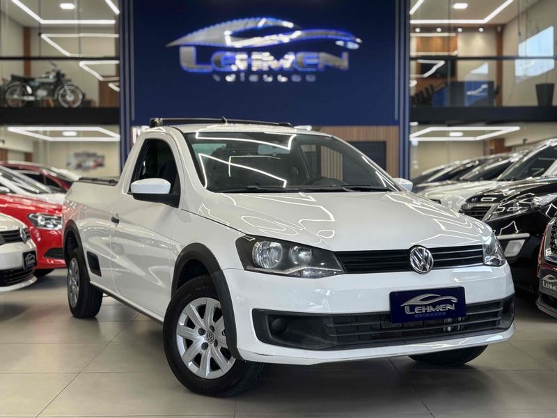 VOLKSWAGEN SAVEIRO 1.6 MI STARTLINE CS 8V 2015/2016 LEHMEN VEÍCULOS VENÂNCIO AIRES / Carros no Vale
