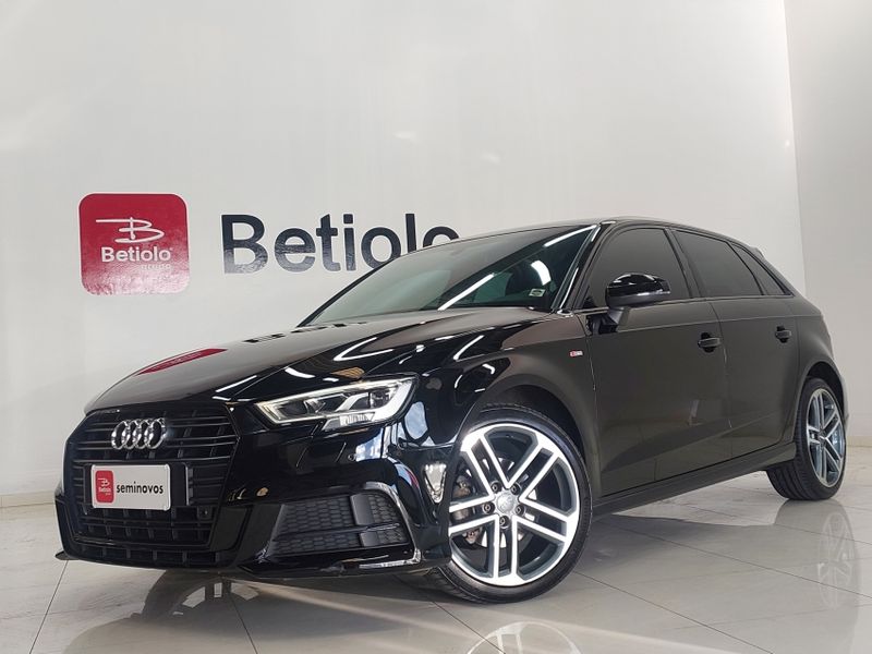 Audi A3 1.4 TFSI GASOLINA SPORTBACK PRESTIGE PLUS S-TRONIC 2020/2020 BETIOLO NOVOS E SEMINOVOS LAJEADO / Carros no Vale