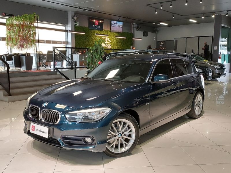 BMW 120i 2.0 16V SPORT ACTIVEFLEX 4P AUTOMÁTICO 2015/2015 BETIOLO NOVOS E SEMINOVOS LAJEADO / Carros no Vale