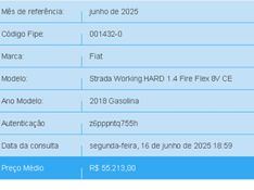 Fiat STRADA 1.4 MPI HARD WORKING CE 8V FLEX 2P MANUAL 2018/2018 BETIOLO NOVOS E SEMINOVOS LAJEADO / Carros no Vale