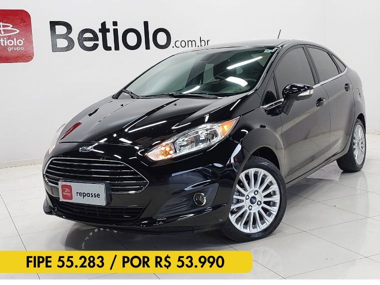 Ford FIESTA 1.6 TITANIUM PLUS SEDAN 16V FLEX 4P POWERSHIFT 2017/2017 BETIOLO NOVOS E SEMINOVOS LAJEADO / Carros no Vale