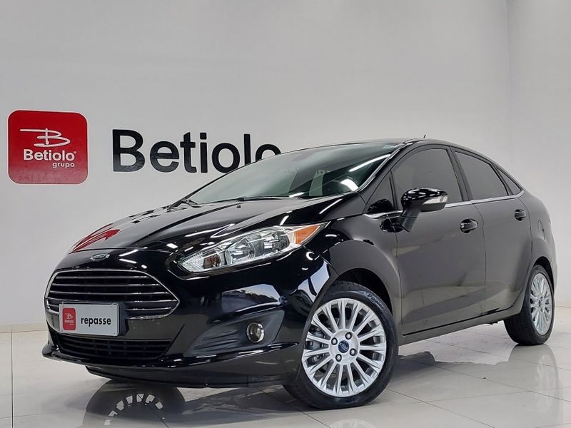 Ford FIESTA 1.6 TITANIUM PLUS SEDAN 16V FLEX 4P POWERSHIFT 2017/2017 BETIOLO NOVOS E SEMINOVOS LAJEADO / Carros no Vale