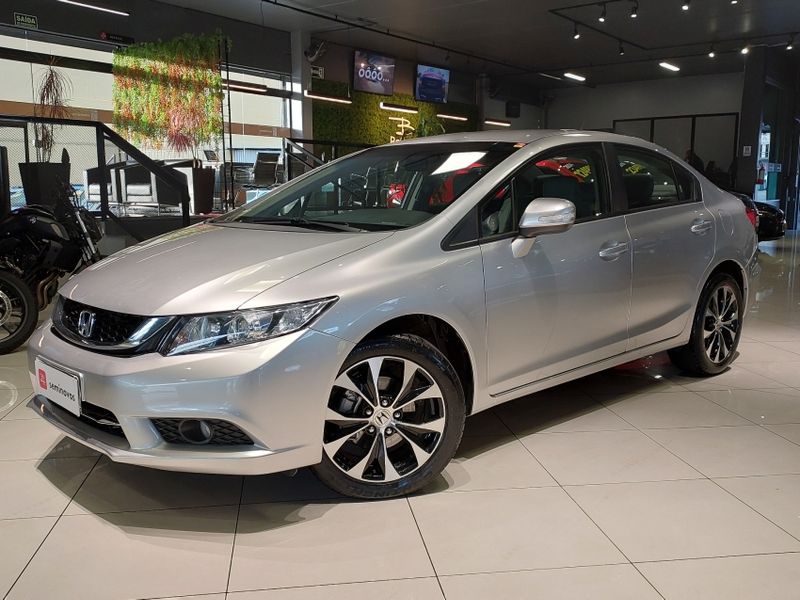Honda CIVIC 2.0 LXR 16V FLEX 4P AUTOMÁTICO 2014/2015 BETIOLO NOVOS E SEMINOVOS LAJEADO / Carros no Vale
