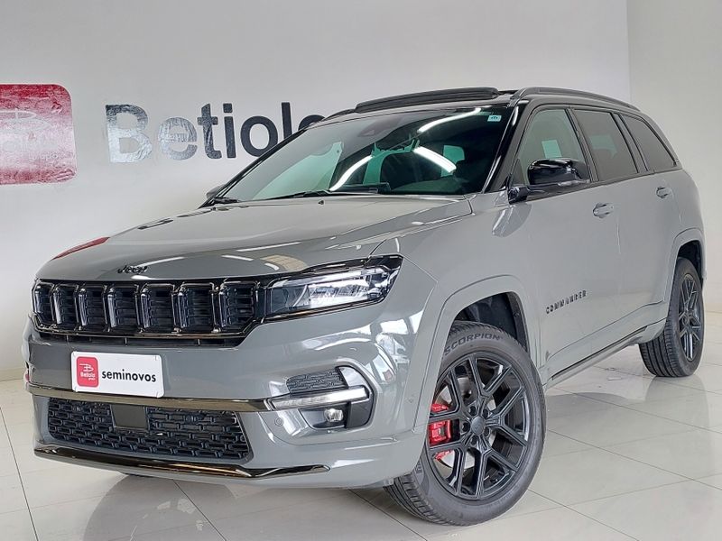 JEEP COMMANDER 2.0 HURRICANE 4 TURBO GASOLINA BLACKHAWK AT9 2024/2025 BETIOLO NOVOS E SEMINOVOS LAJEADO / Carros no Vale