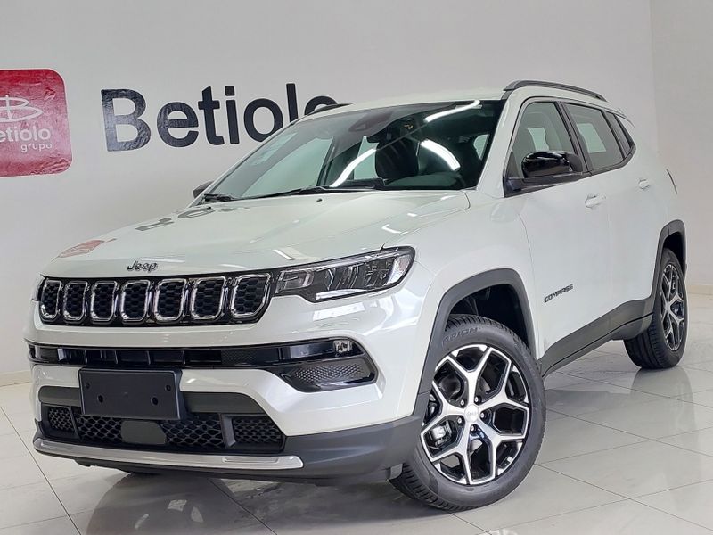 JEEP COMPASS 1.3 T270 TURBO FLEX LONGITUDE AT6 2025/2025 BETIOLO NOVOS E SEMINOVOS LAJEADO / Carros no Vale