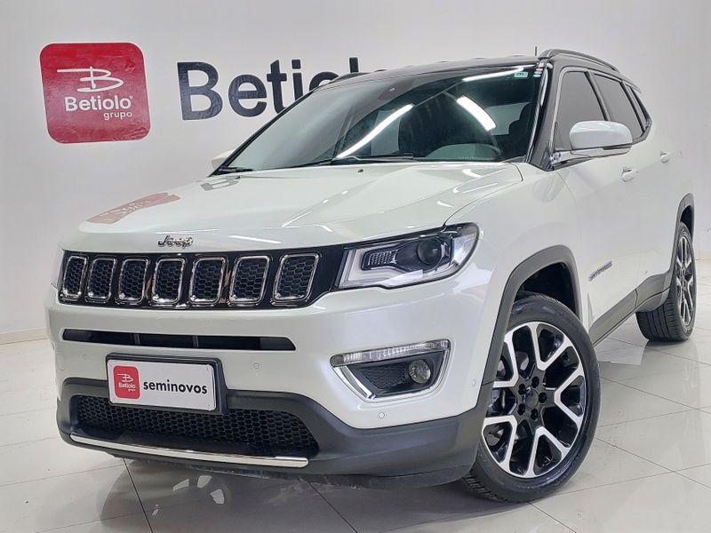JEEP COMPASS 2.0 16V FLEX LIMITED AUTOMÁTICO 2019/2020 BETIOLO NOVOS E SEMINOVOS LAJEADO / Carros no Vale