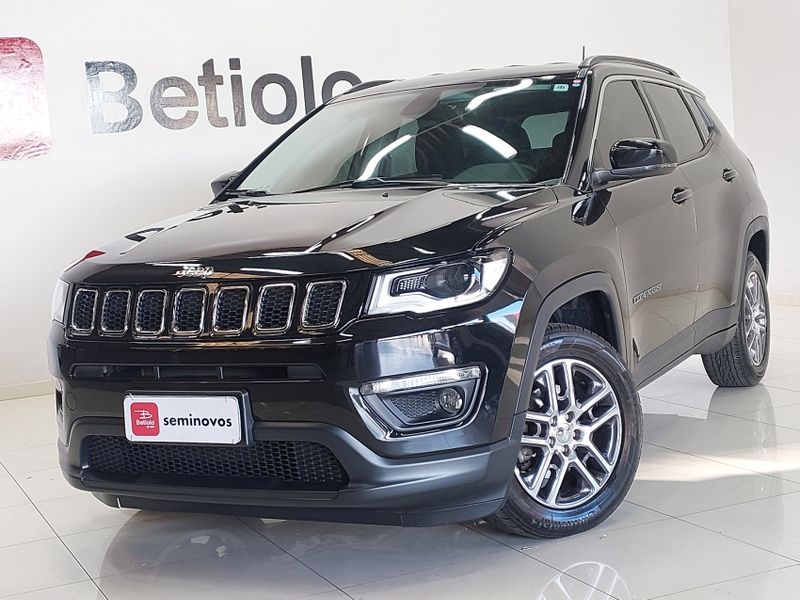 JEEP COMPASS 2.0 16V FLEX SPORT AUTOMÁTICO 2020/2021 BETIOLO NOVOS E SEMINOVOS LAJEADO / Carros no Vale
