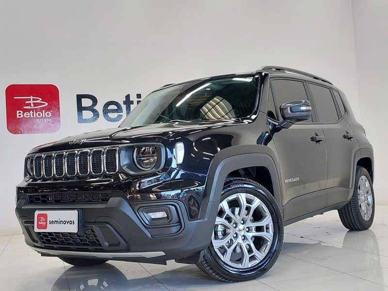 JEEP RENEGADE 1.3 T270 TURBO FLEX LONGITUDE AT6 2024/2025 BETIOLO NOVOS E SEMINOVOS LAJEADO / Carros no Vale