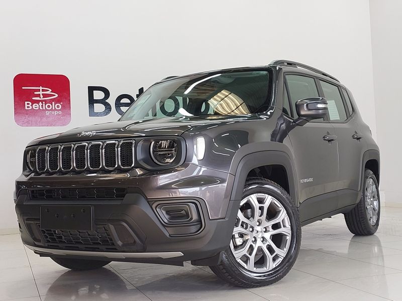 JEEP RENEGADE 1.3 T270 TURBO FLEX LONGITUDE AT6 2025/2025 BETIOLO NOVOS E SEMINOVOS LAJEADO / Carros no Vale