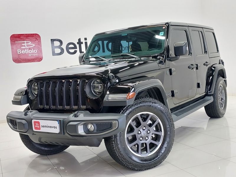 JEEP WRANGLER 2.0 TURBO GASOLINA UNLIMITED OVERLAND 4P 4X4 AT8 2021/2021 BETIOLO NOVOS E SEMINOVOS LAJEADO / Carros no Vale