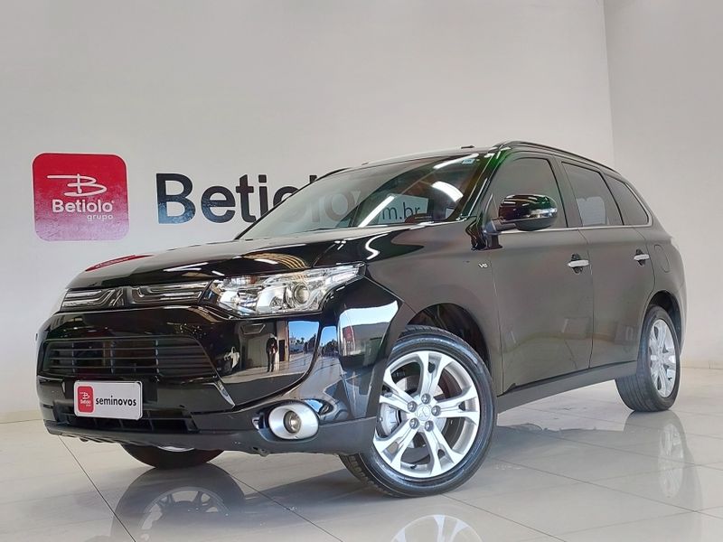 Mitsubishi OUTLANDER 3.0 GT 4X4 V6 24V GASOLINA 4P AUTOMÁTICO 2014/2015 BETIOLO NOVOS E SEMINOVOS LAJEADO / Carros no Vale