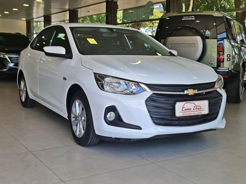 Chevrolet ONIX 1.0 TURBO FLEX PLUS LTZ AUTOMÁTICO 2020/2021 CARRO DEZ NOVO HAMBURGO / Carros no Vale