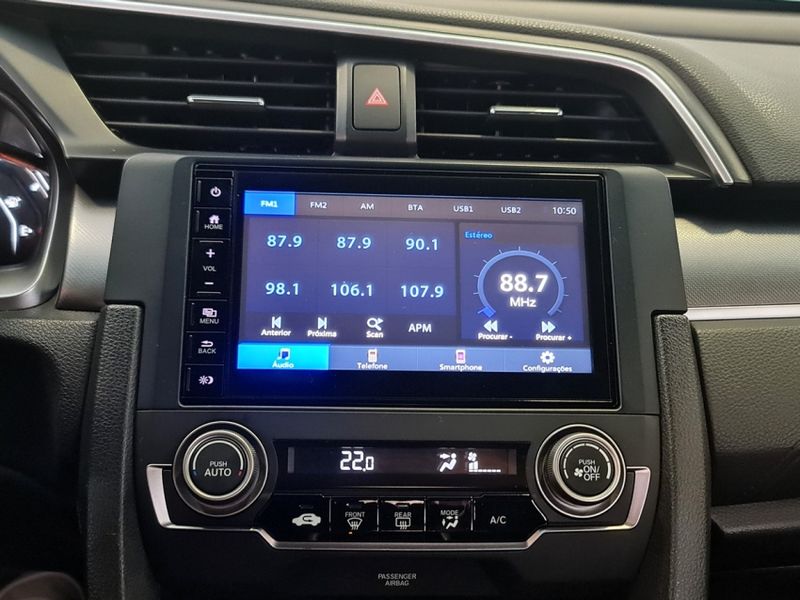Honda CIVIC 2.0 16V FLEXONE EX 4P CVT 2019/2019 CARRO DEZ NOVO HAMBURGO / Carros no Vale