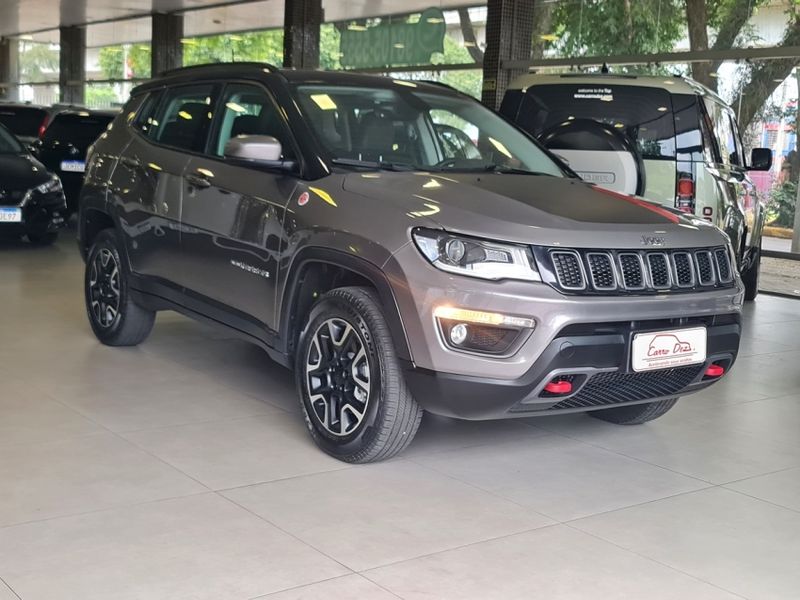 JEEP COMPASS 2.0 16V DIESEL TRAILHAWK 4X4 AUTOMÁTICO 2017/2018 CARRO DEZ NOVO HAMBURGO / Carros no Vale