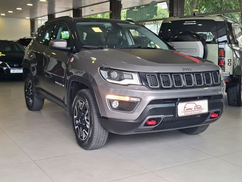 JEEP COMPASS 2.0 16V DIESEL TRAILHAWK 4X4 AUTOMÁTICO 2017/2018 CARRO DEZ NOVO HAMBURGO / Carros no Vale