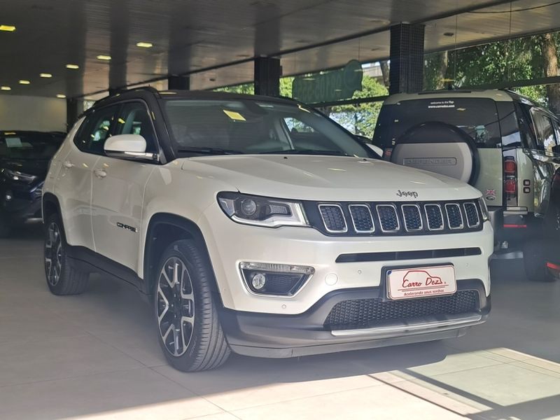 JEEP COMPASS 2.0 16V FLEX LIMITED AUTOMÁTICO 2020/2020 CARRO DEZ NOVO HAMBURGO / Carros no Vale