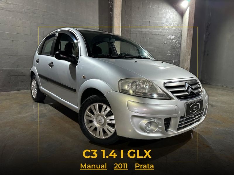 Citroen C3 1.4 I GLX 8V FLEX 4P MANUAL 2010/2011 CARRO AUTOMARCAS CAXIAS DO SUL / Carros no Vale