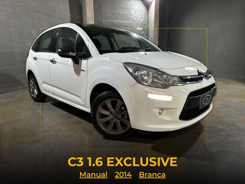 Citroen C3 1.6 EXCLUSIVE 16V FLEX 4P MANUAL 2013/2014 CARRO AUTOMARCAS CAXIAS DO SUL / Carros no Vale